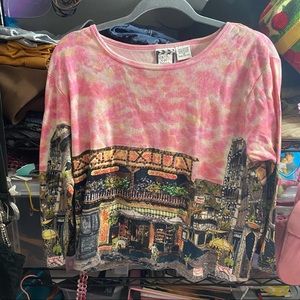 Pink All Over Graphic Take Two Top